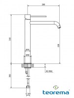 MEDIDAS MONOMANDO LAVABO JABIL25 TEOREMA